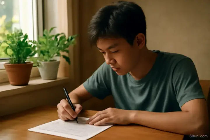Hồ sơ du học đại học: bài luận, thư giới thiệu, bảng điểm và lịch chuẩn bị mười hai tháng